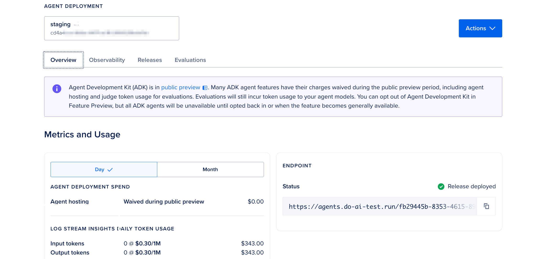 Agent deployment in control panel