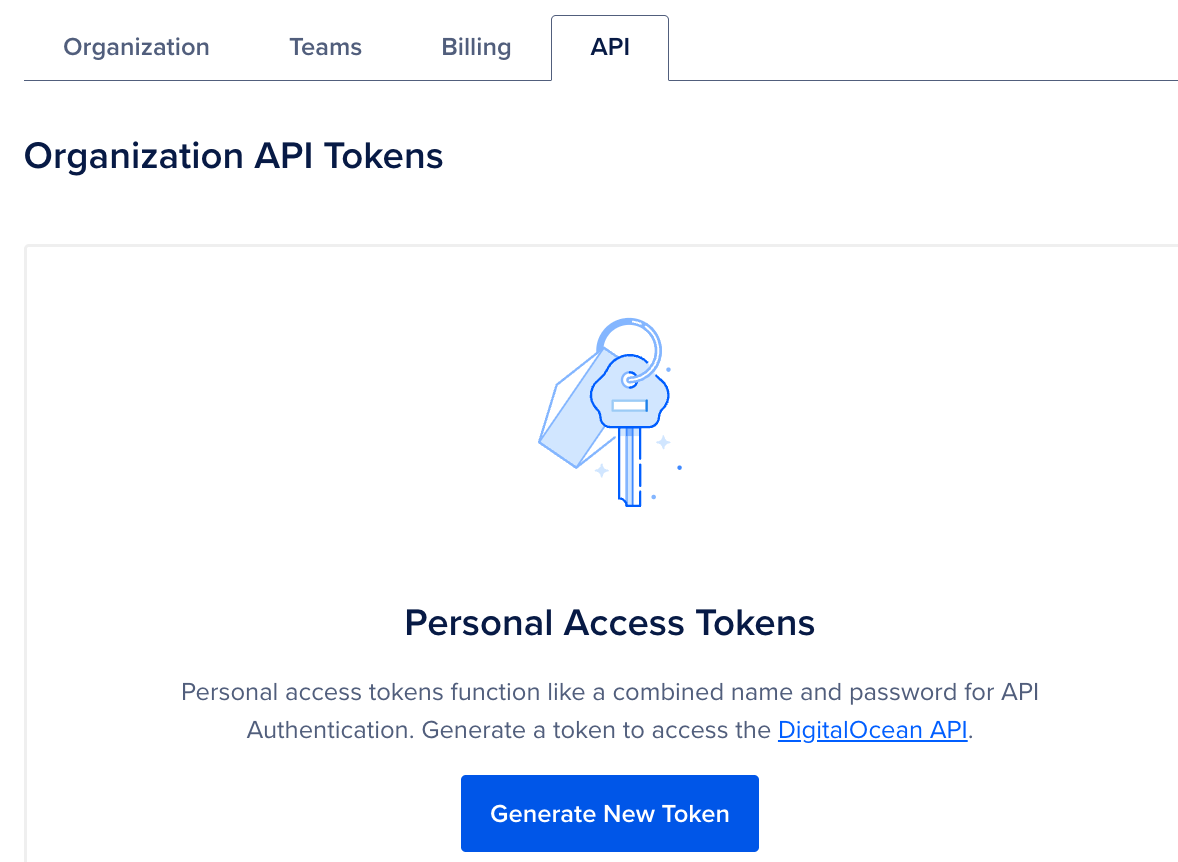 Org API token