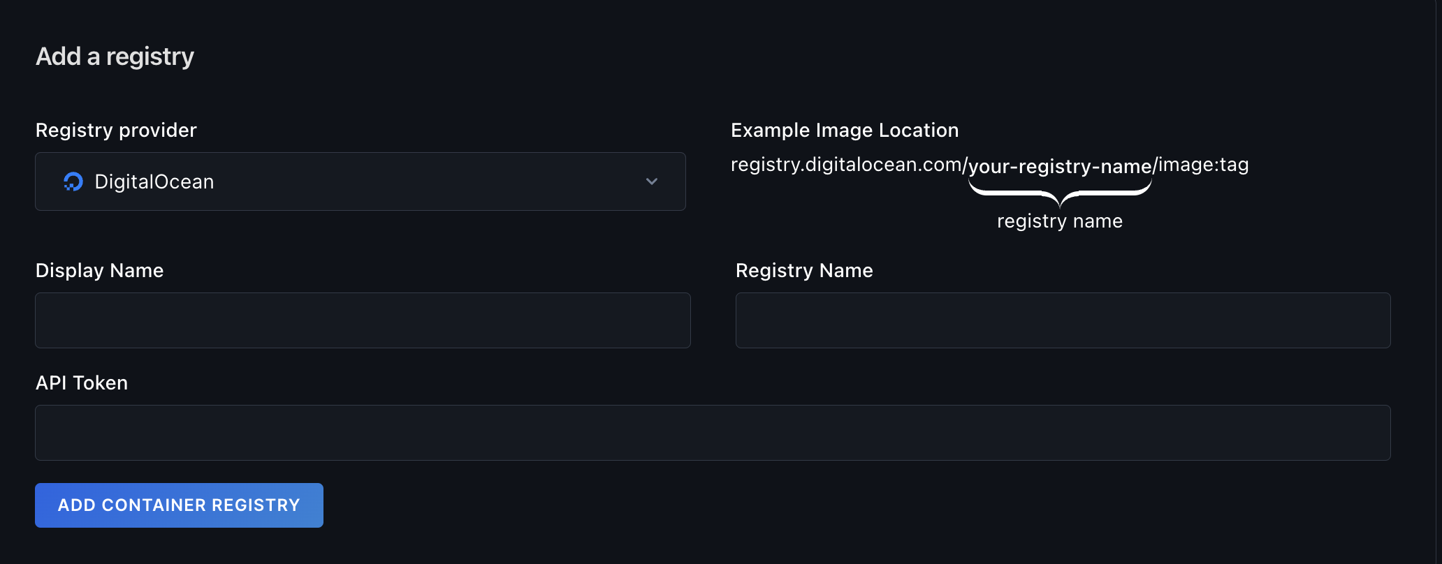 New Container Registry